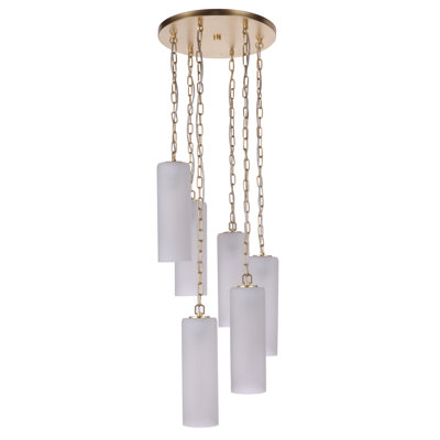 Luminaire suspendu en pot 6 lumières