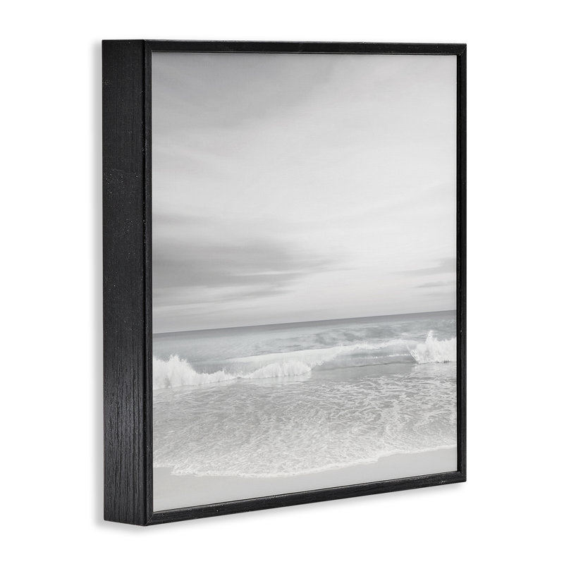 Estampe numérique douce et paisible encadrée par Maggie Olsen, Giclée encadrée noir minuit, H 12 po x l 12 po