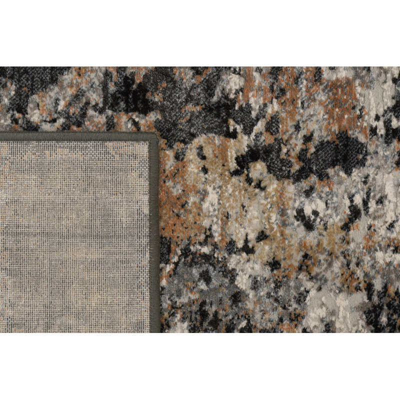 COUTURE 7.10X10.10 52023-3616 CHARCOAL/COPPER, Rectangle 7'10" x 10'10"