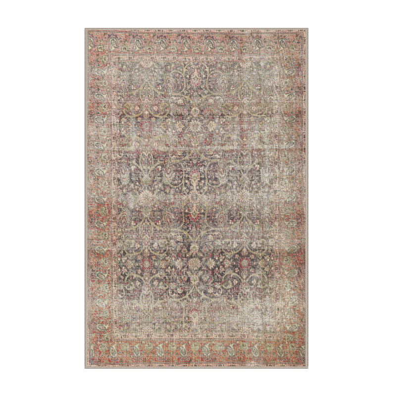 Oriental Indoor Rug, Rectangle 7' x 9'