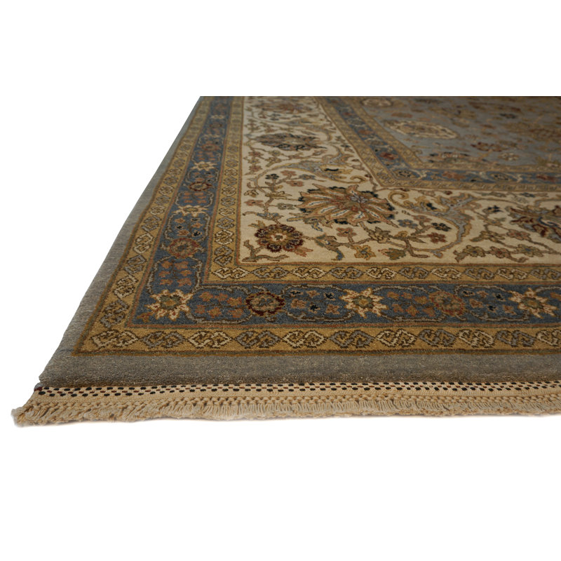 Cote D’Azure Hand Knotted Wool Area Rug, Rectangle 12' x 15'