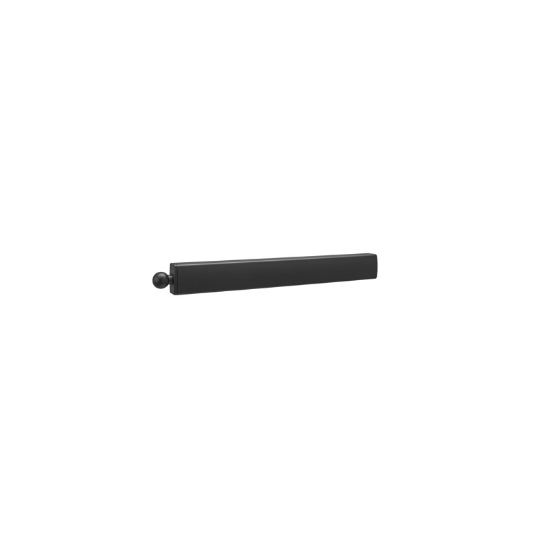 Rev-A-Shelf Sliding Valet Rod Pullout Organizer for Custom Closet Systems, 1.57" H x 0.91" W x 13.75" D, Black