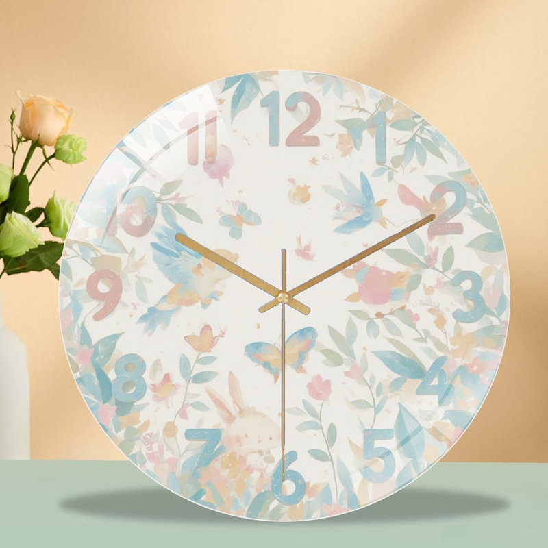 Horloge murale avec horloge murale 12 "