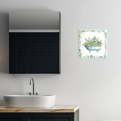 "Botanical Bath Tub", art mural par Nan