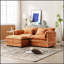 Luxueux canapé double surdimensionné avec accoudoirs amovibles et poches latérales pour un confort et un style ultimes-1577695006