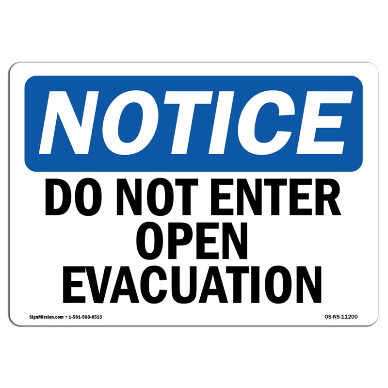 Ne pas entrer dans le panneau «Excavation Open»