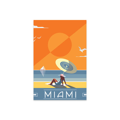 Miami par Fly, impression sans cadre