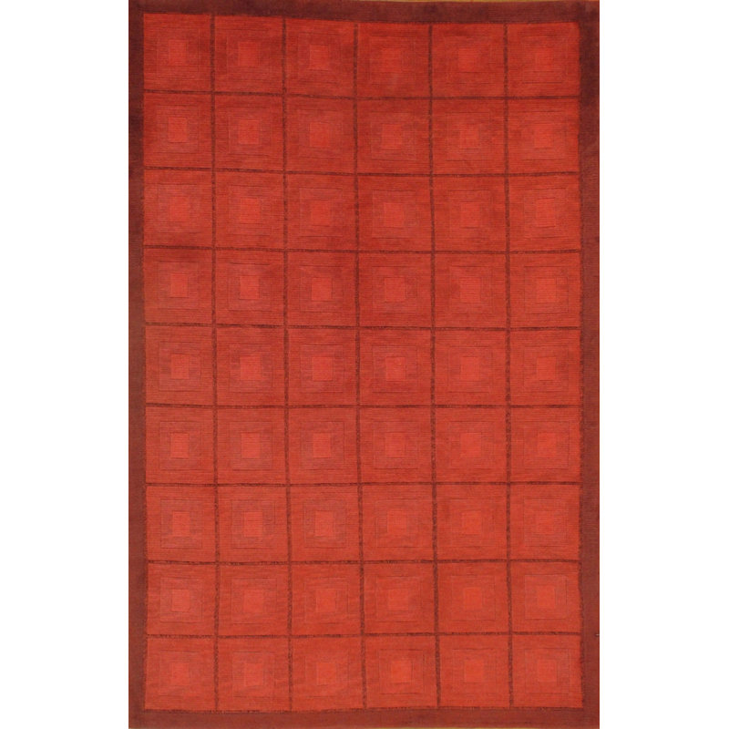 Tapis unique rouge 5 pi 1 po x 7 pi 11 po One-of-a-Kind