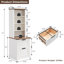 72cm H x 23.6cm W Bookcase