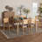 Nancy 6 - Person Four Leg Dining Set-286443358-286443359