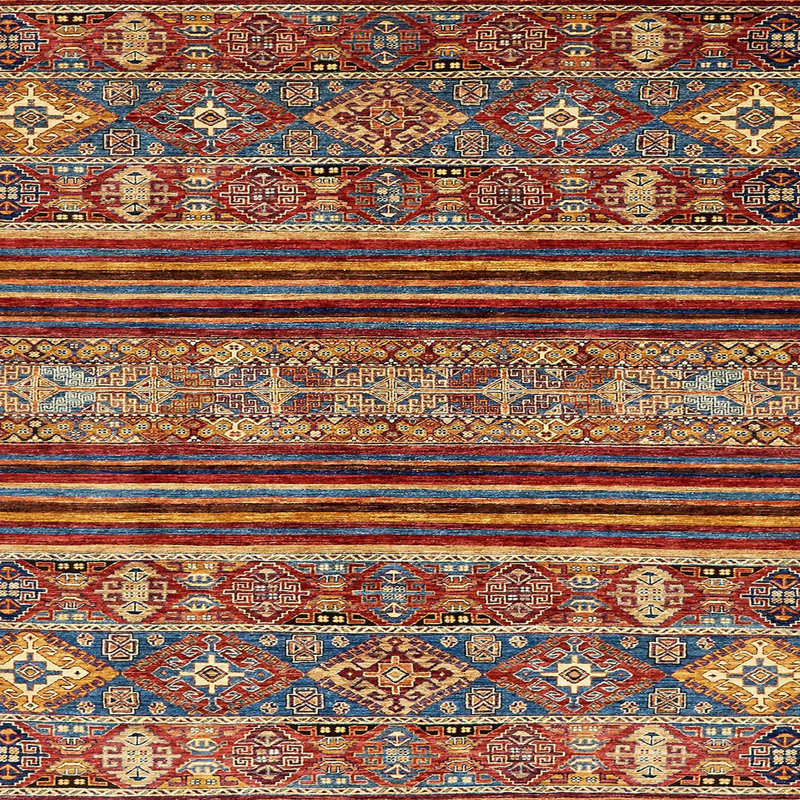 Abstract Indoor Rug, Square 4'