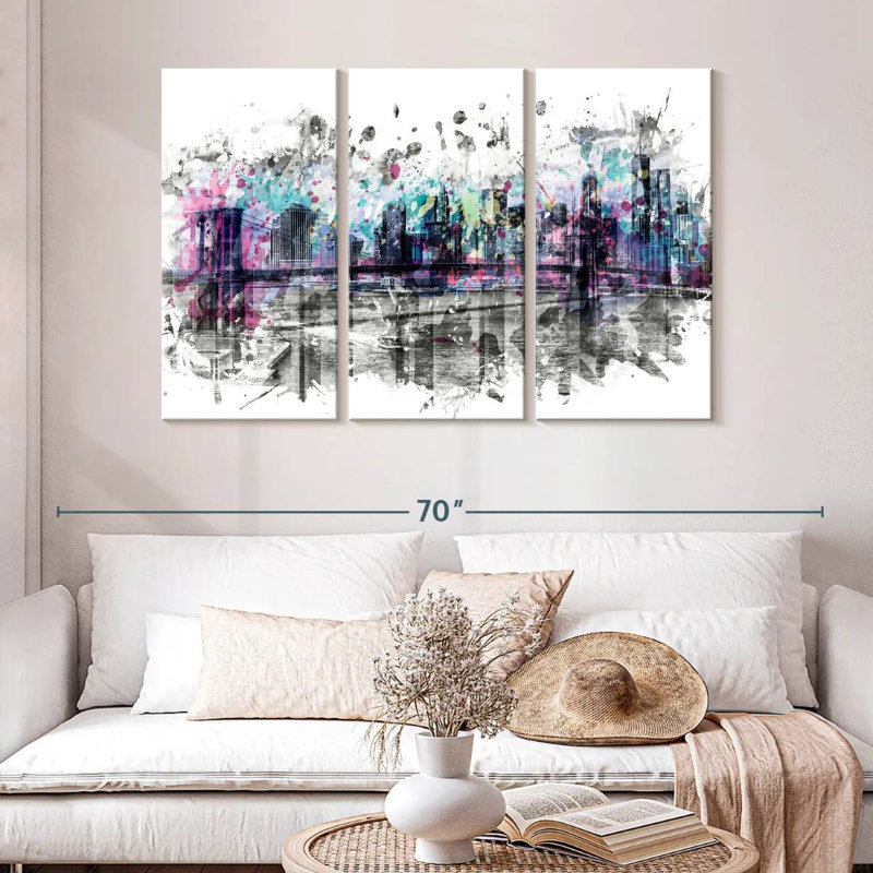 Lilie Modern NYC, 32" H x 50" W