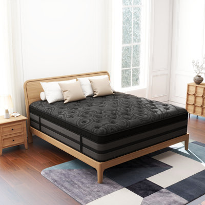 Matelas hybride mi-ferme 10 po Sinegal Luxury - mousse viscoélastique imprégnée de gel et housse respirante antistatique