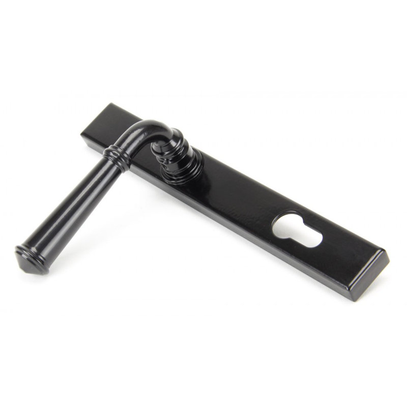 Regency Lock Door Handle Kit, Black