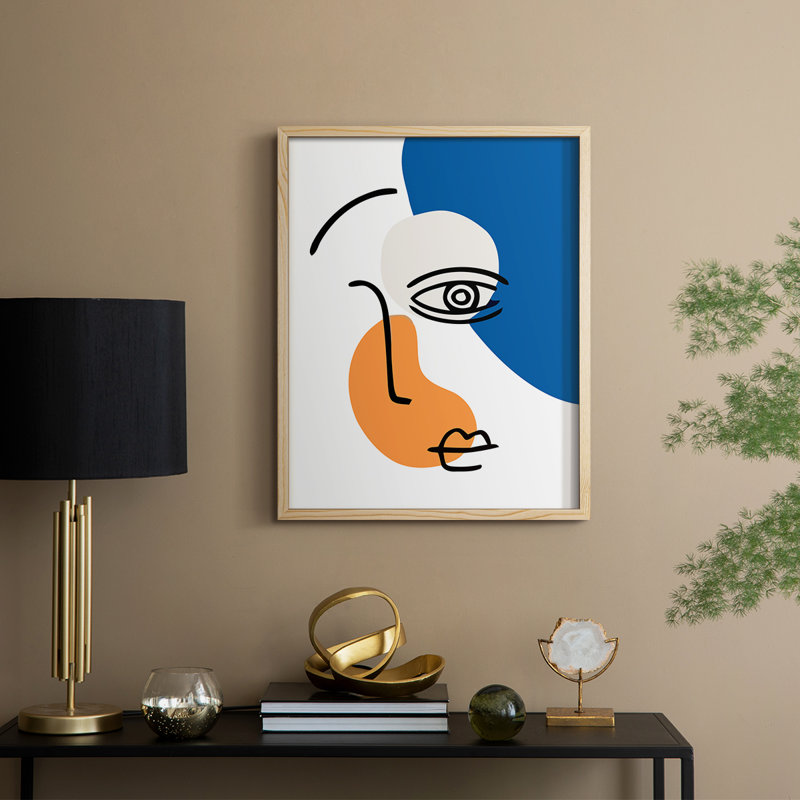 Matisse CCL XXXVII, reproduction d'art encadrée - bois massif, Naturel, H 11 po x l 9 po