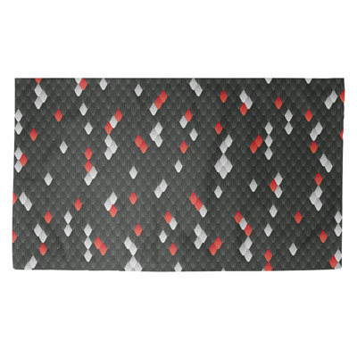 Tapis noir à nuances de serpent Mcguigan