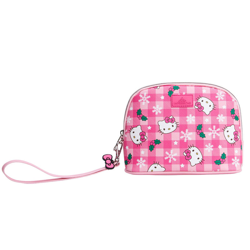 Trousse de maquillage Impressions Vanity Hello Kitty Gingham, Rose