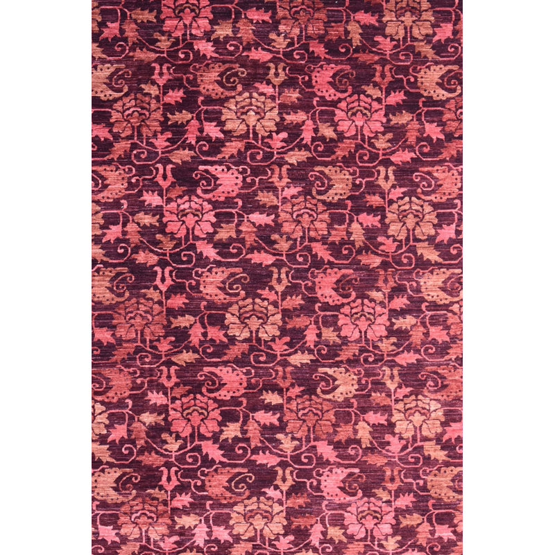New Turkmen Afghan One-of-a-Kind Rectangle 10' X 13'10" Area Rug