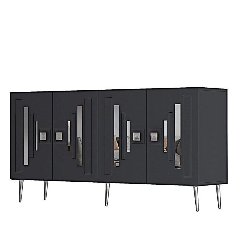 Console, Anthracite / Argenté