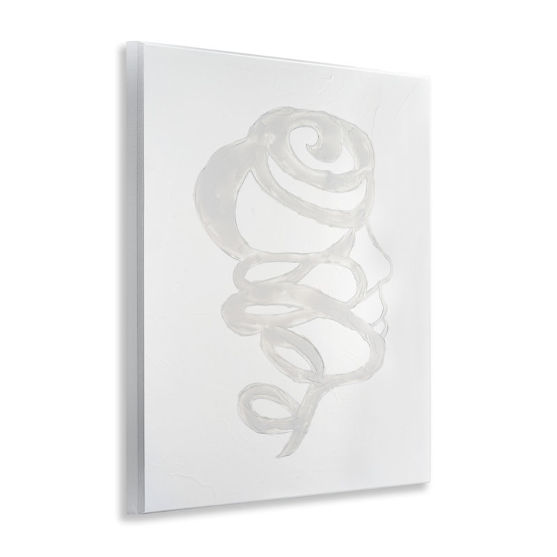 «Minimalist Coil Portrait», plaque murale par Vanna Lam