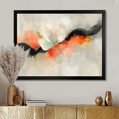«Emotion Pulse Of Volcano», encre liquide abstraite