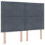 Headboard Wall-Mounted Geometric Manual Velvet-153739057
