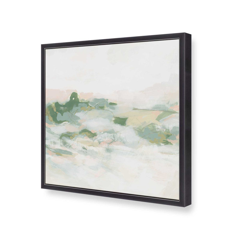 Pastel Wilderness I, H 13,75 po x l 13,75 po, Encadrement ouvert, zinc vieilli