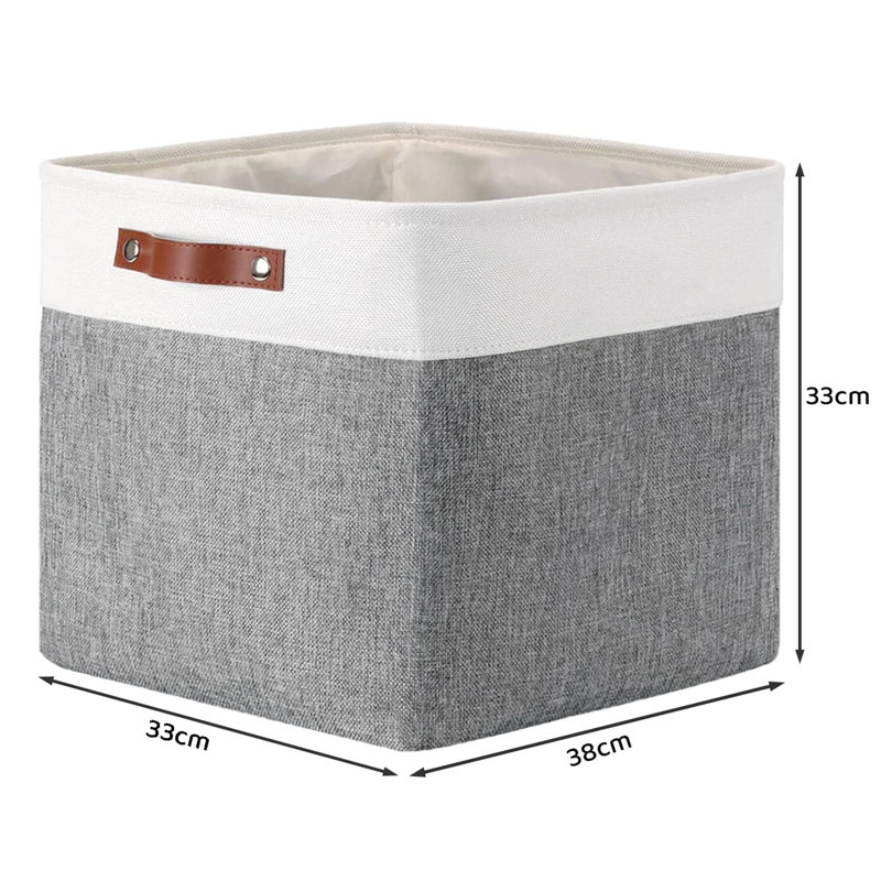 Ebern Designs Fabric Decorative Bin