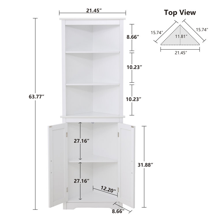 Prepac Tall Bookcase - White