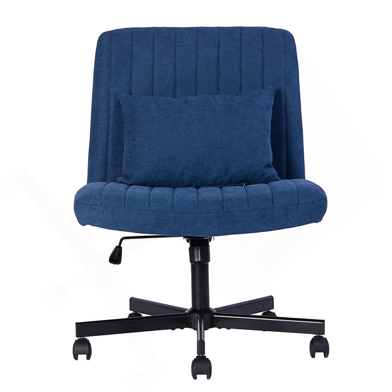 Chaise de bureau Criss Cross avec support ergonomique, inclinaison réglable et stabilité accrue pour la maison ou le bureau.