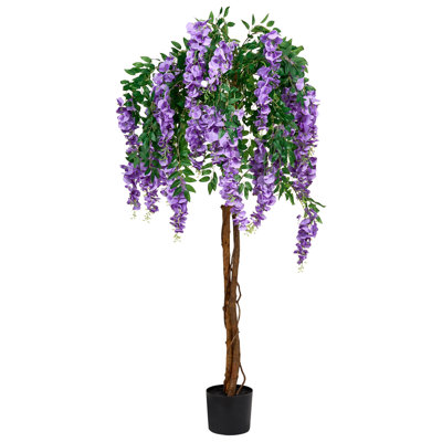 150cm Faux Flowering Tree in Pot
