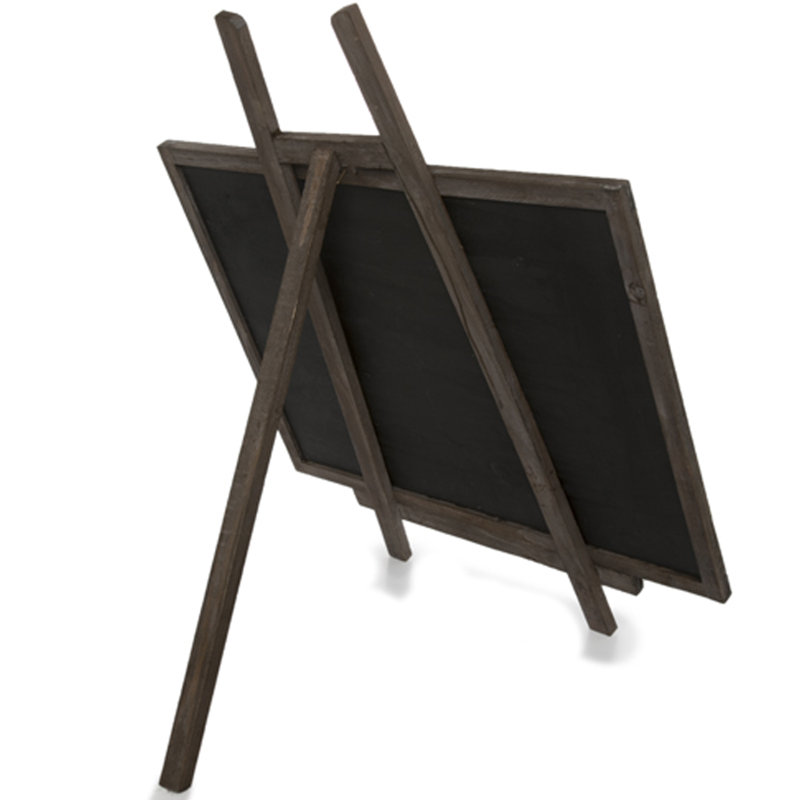 Tableau noir en bois, H 1 pi 6 po x l 1 pi, Brun rustique