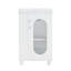 Meuble-lavabo de 20 po avec lavabo, meuble-lavabo avec tablette à 2 niveaux, tablette réglable
