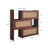 34.65" Caramel Solid wood Boxwood Shoe Storage