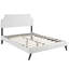 Lit plateforme Corene avec pieds évasés ronds-1208445031-1208445032