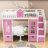 Hai Wood Bunk Bed 2 Drawer with Built-in-Desk by Harriet Bee-1201728184-1201728190