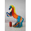 Couleur du cheval d'élevage peint en résine Dimensions: 19 po x 8 po x H 21 po