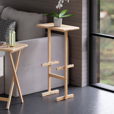 Support de table Alvah, finition naturelle