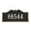 Hillsboro 1-Line Wall Address Plaque
