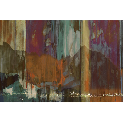 Mountain City Panorama by Sisa Jasper - Wrapped Canvas Print