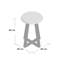 Adair Solid Wood Accent Stool-22491481