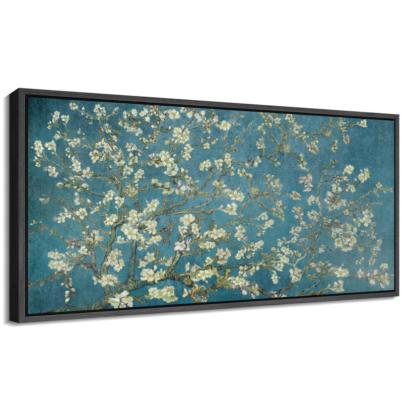 Art de fleur d'amandier, images murales de Vincent Van Gogh, impression numérique sur toile giclée sur toile, 30" H x 60" W