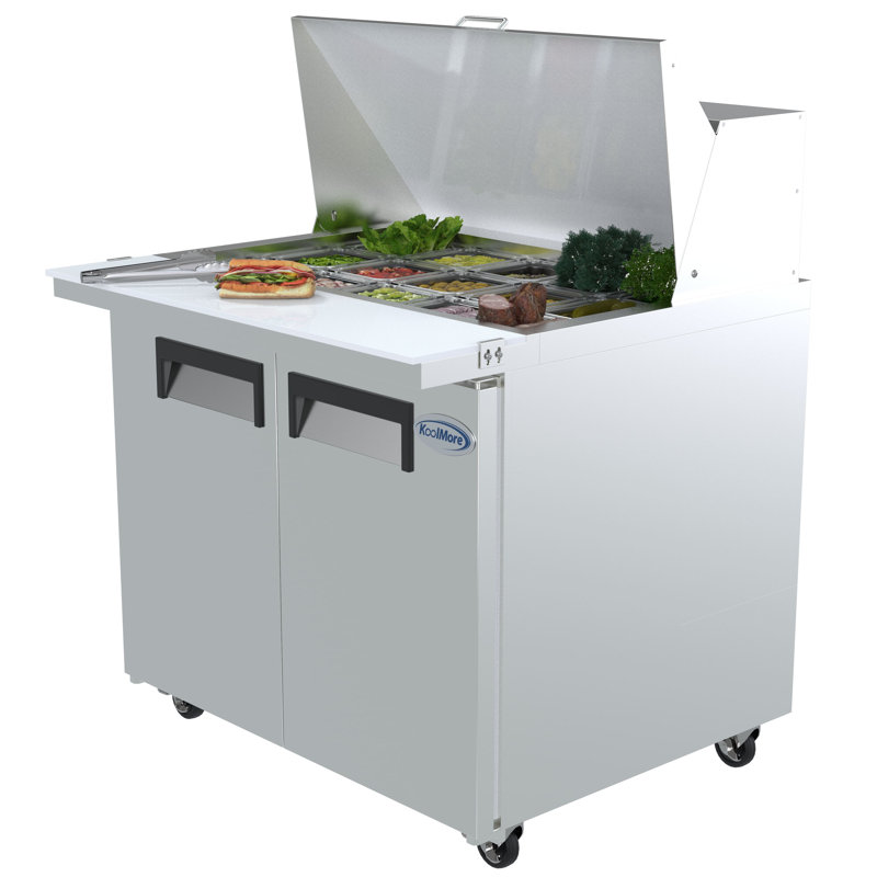 Station de préparation en acier inoxydable, L 38 po x L 51 po