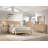 Mid-Century Modern Design Natural Oak  Chest Of 5 Drawers Nickel Tone Classic Style Bedroom Furniture 1Pc