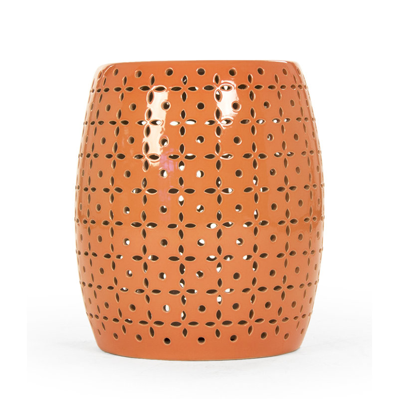 Lovell Garden Stool, Orange