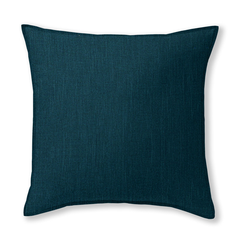 Housse et insert de coussin en lin London Square, Blanc, 20 po X 20 po