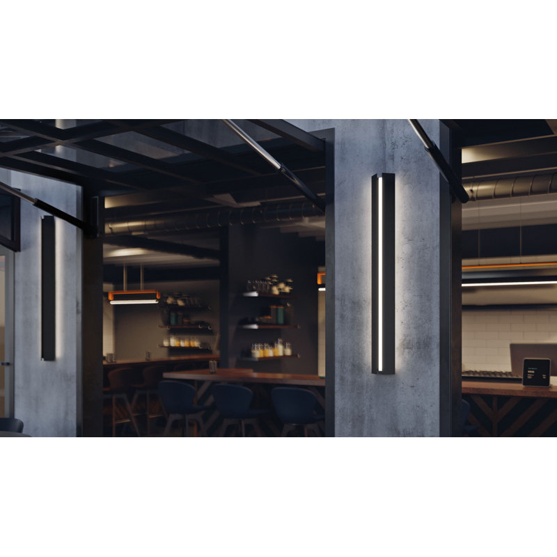 Ryan LED Outdoor Sconce, 11.24" H x 48" W x 6" D