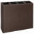 Planter Patio Outdoor Flower Box with Removable Inner Pots Poly Rattan-1304878446