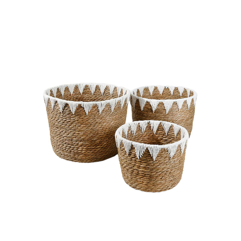 One Allium Way® Rimma Jute / Sisal Decorative Basket