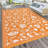 Floral Outdoor Rug Patio Waterproof Foldable Reversible Plastic Straw Rug for RV Camping, Picnic, Beach, Balcony, Deck & Garden-1863580676-1863580673